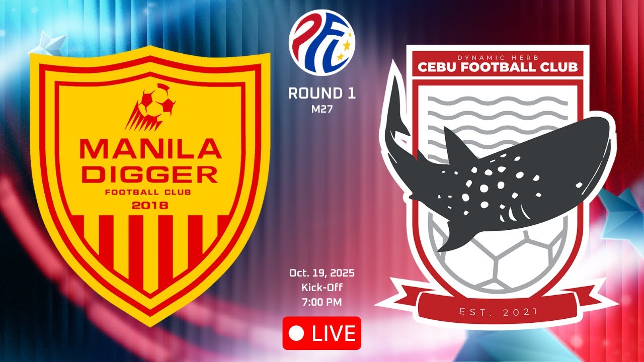 MANILA DIGGER FC VS DYNAMIC HERB CEBU FC || Round 1 | PFL 2025-2026 | M27