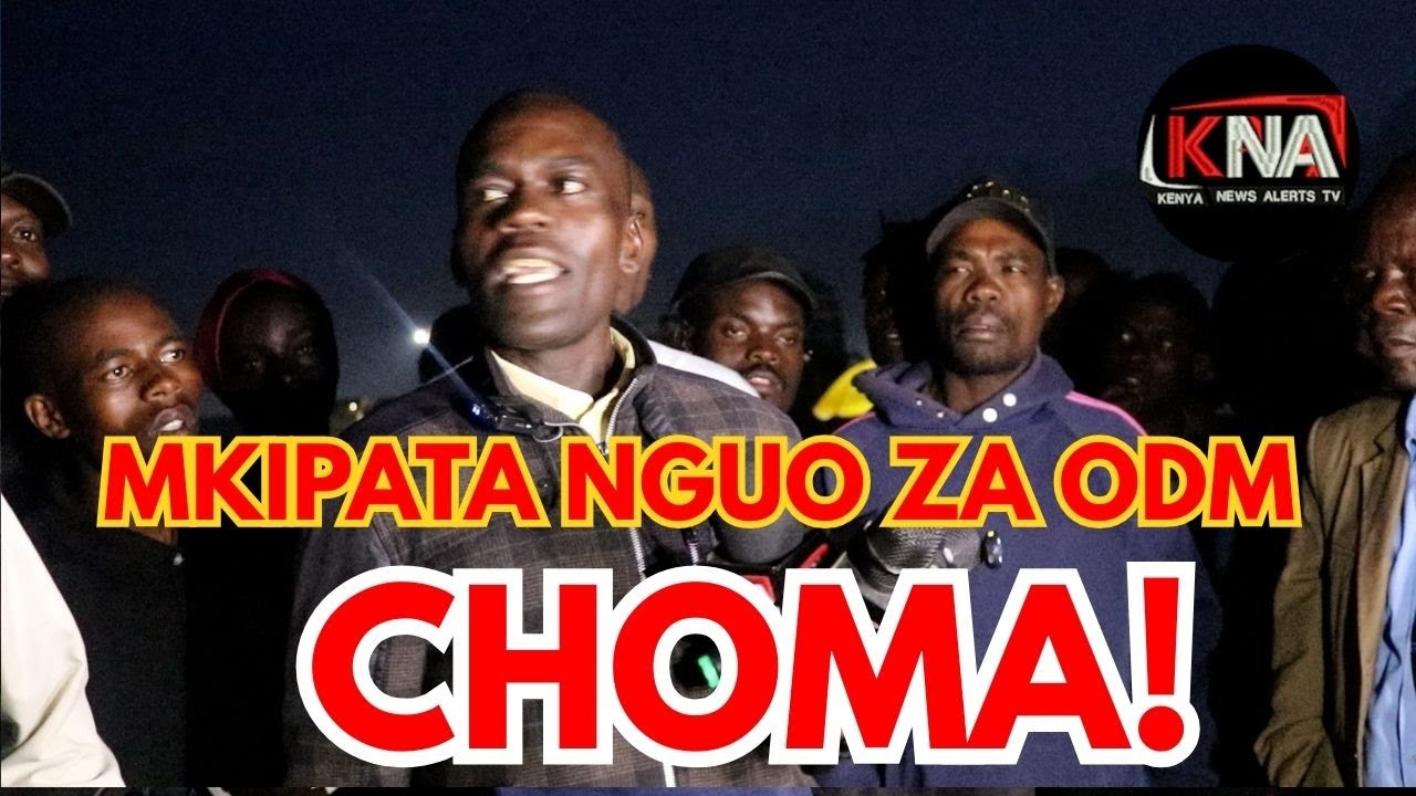 COMRADES MKIPATA NGUO ZA ODM MAHALI TAFADHALI CHOMA! AN ANGRY LUO MAN ROARS