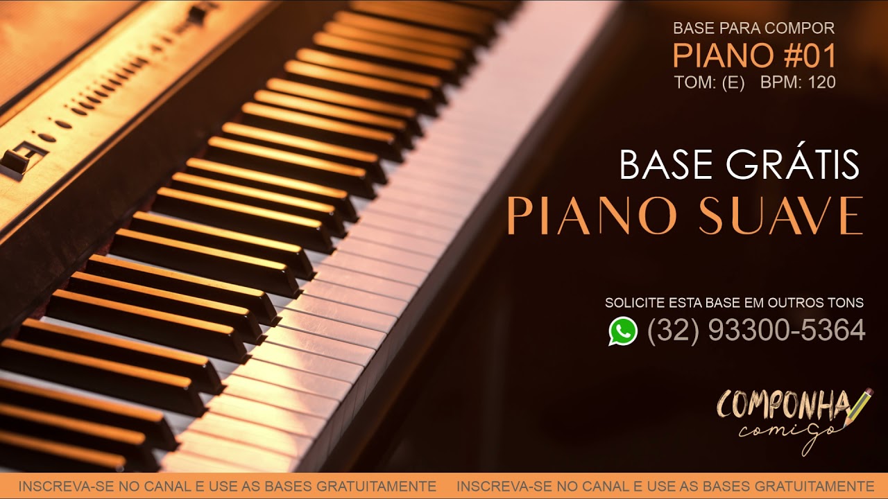 Base para compor - Piano Suave (BASE GRÁTIS - BASE FREE - BASE WORSHIP)