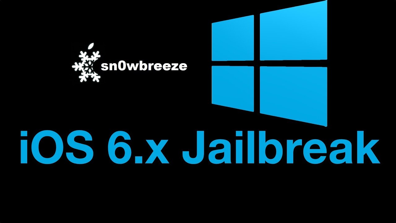 How to jailbreak iOS 6 and iOS 6.0.1 with Sn0wBreeze 2.9.7 on Windows - Tethered