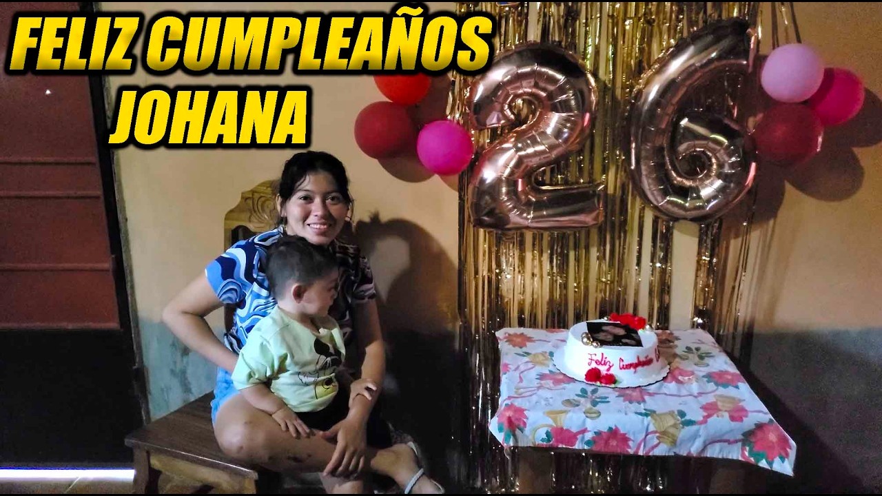 Darwin sorprendió a Johana con este detalle🎉🎈.