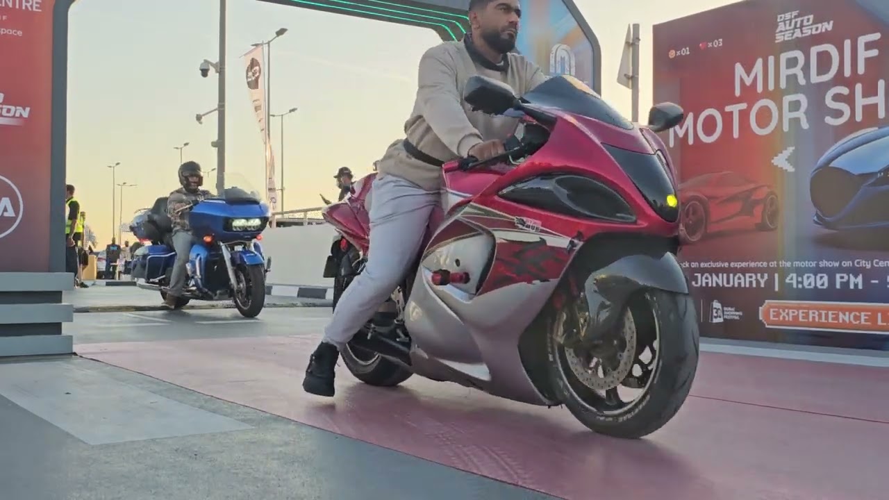 HEAVYBIKES PELOTON ENTRY IN DUBAI MIRDIF MOTOR SHOW #video 2025 CARS