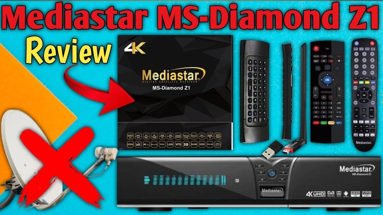 Mediastar MS Daimond Z1 Android 4K Forever Reciever Use