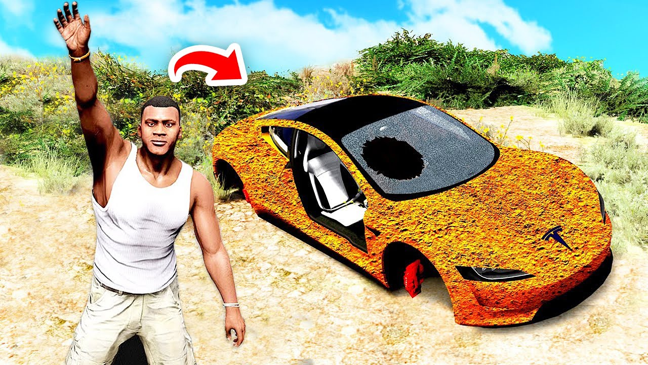 Ik Vond Een TESLA SUPERCAR In GTA 5!