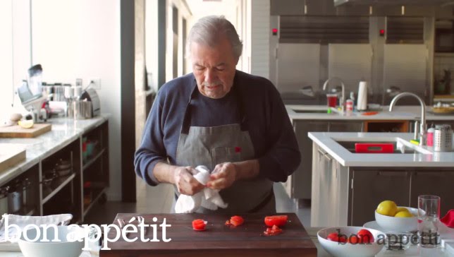 Jacques Pépin Makes a Tomato Flower