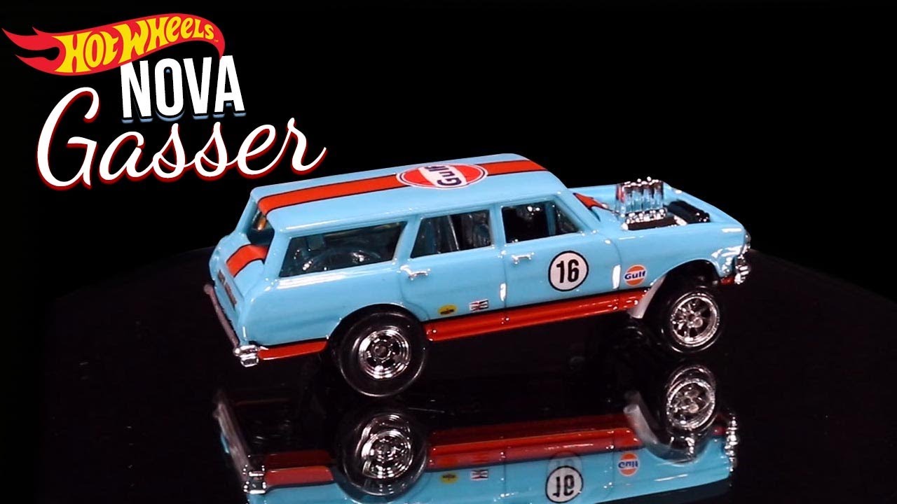 Painting Hot Wheels - Nova Gasser - Gulf Edition