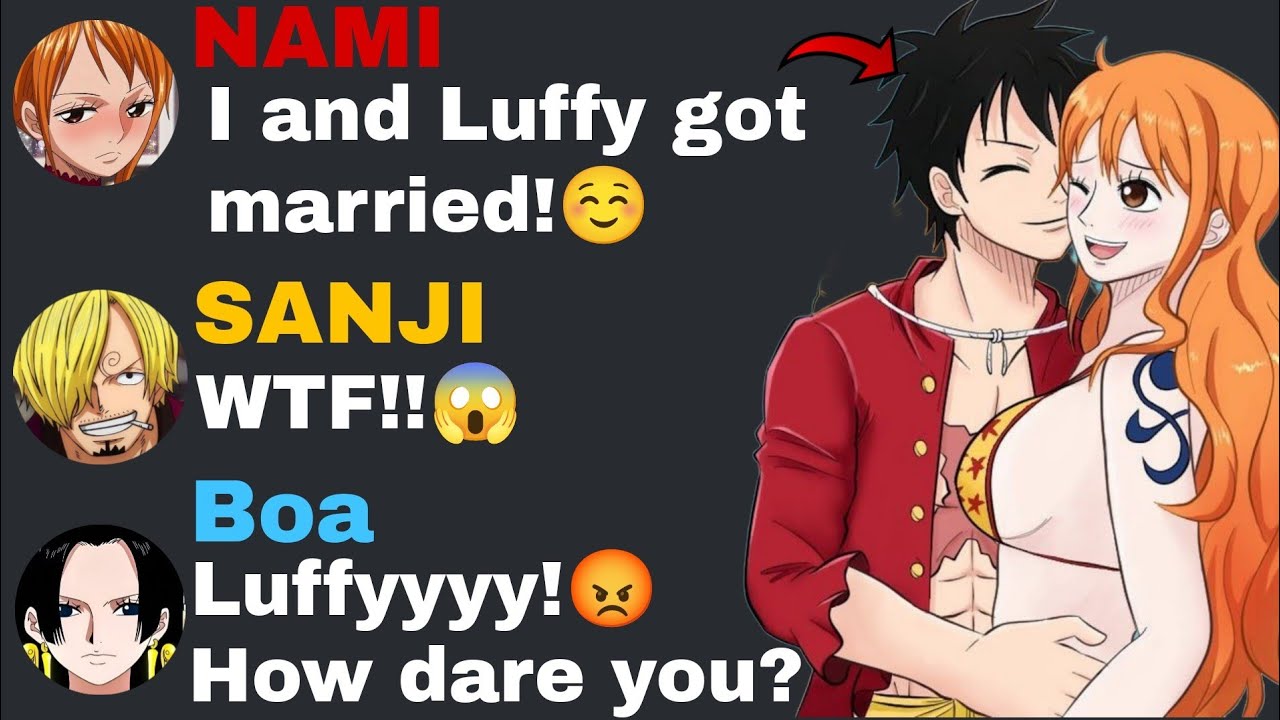 If Luffy and Nami were to get married...