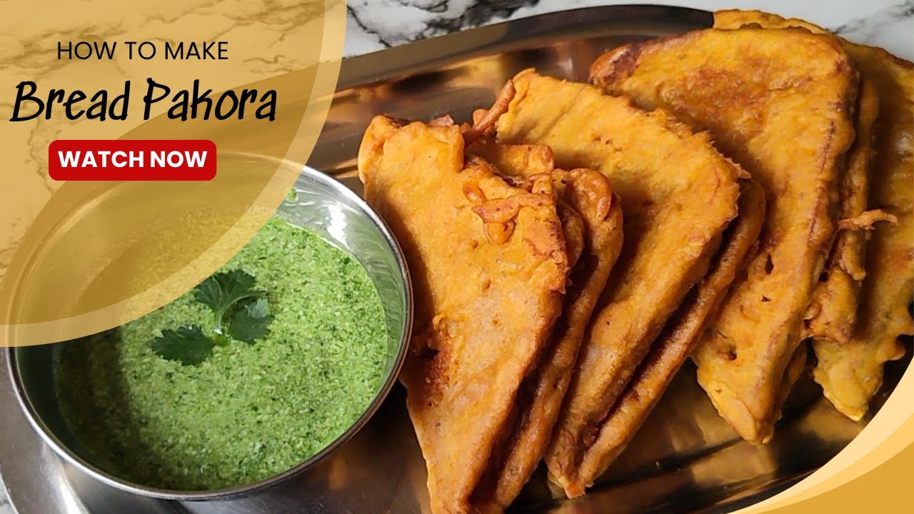 Aloo Stuffed Bread Pakora | ब्रेड पकोड़ा with Green Chutney | Quick & Delicious Indian Snack