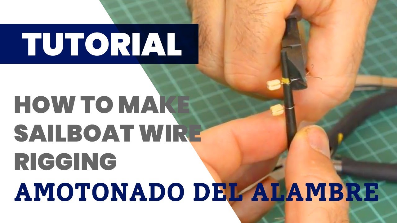 #Tutorial ¿Cómo amotonar el alambre de los mástiles? | Artesanía Latina