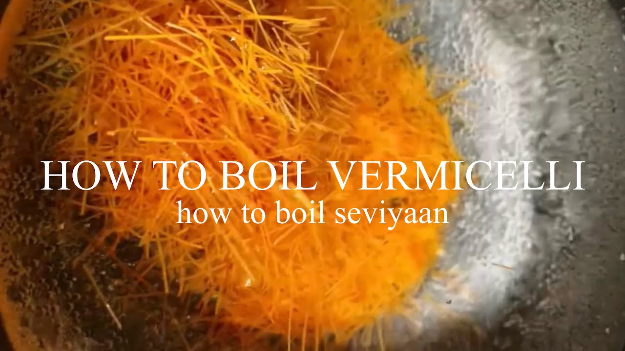 How To Boil Vermicelli | How To Boil Seviyan | @TheRecipeGarden 