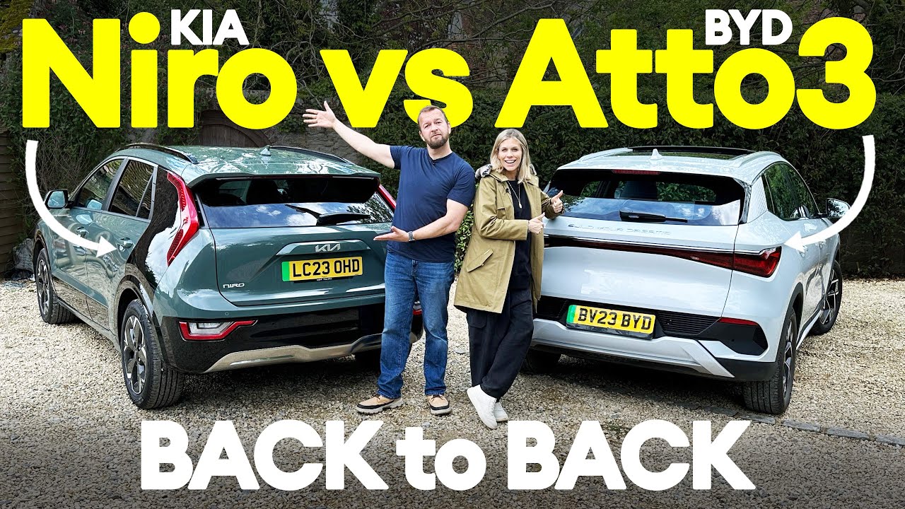 GROUP TEST: BYD ATTO 3 vs KIA NIRO EV – shootout shock! | Electrifying