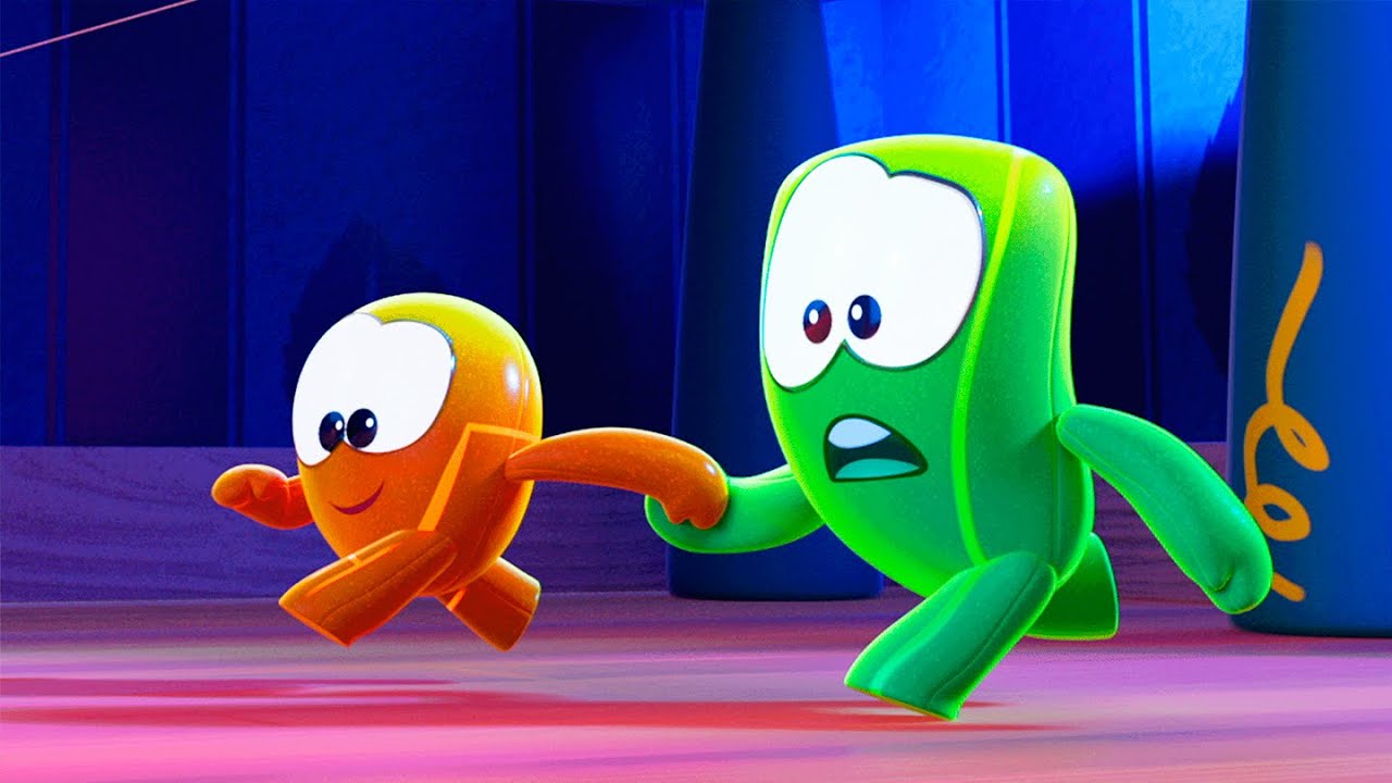 Cartoons - BooMons are playing with a Spider Web 🕸️🤾 | Cuquin's adventurous friends