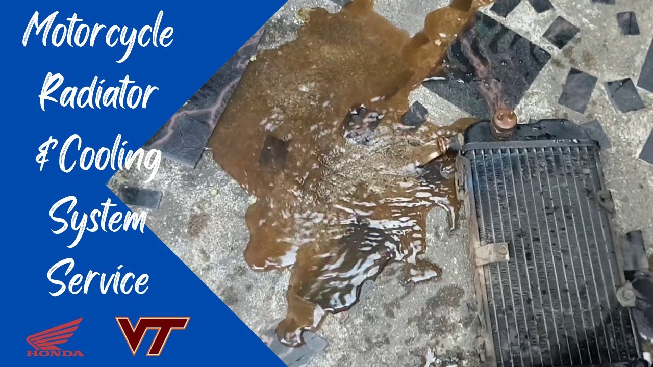 Motorcycle Radiator & Cooling System Service | Honda VT 250F