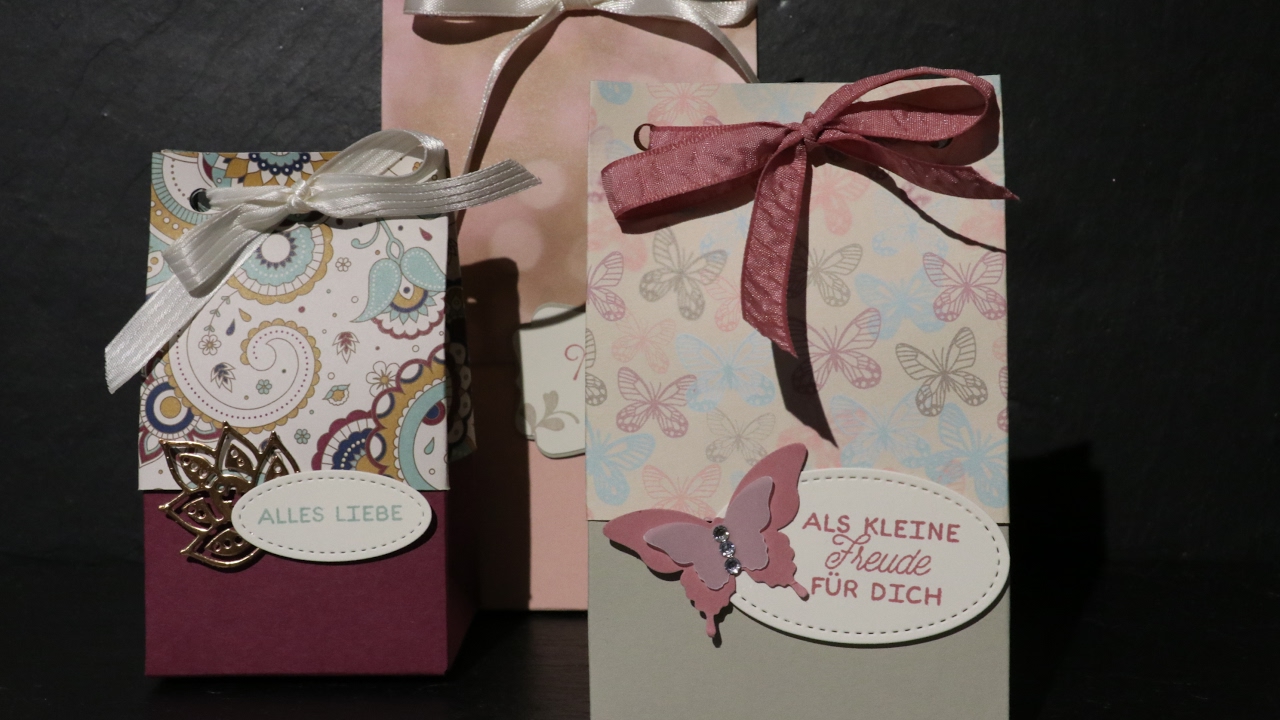 Geschenktüte mit Deckel - Stampin' Up
