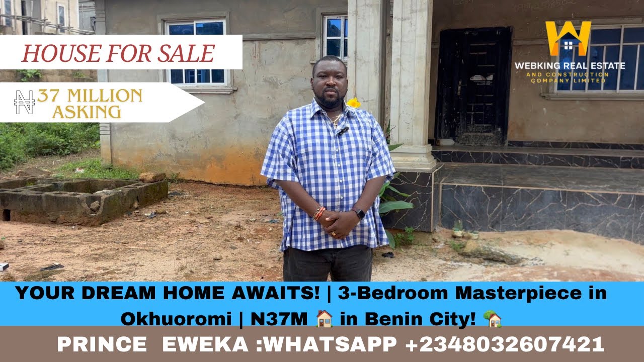 HOUSE FOR SALE IN GRA OKHUOROMI BENIN CITY EDO STATE NIGERIA