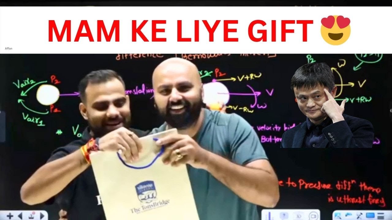 Sudhanshu sir wife order delievered in MR Sir class🤣😍