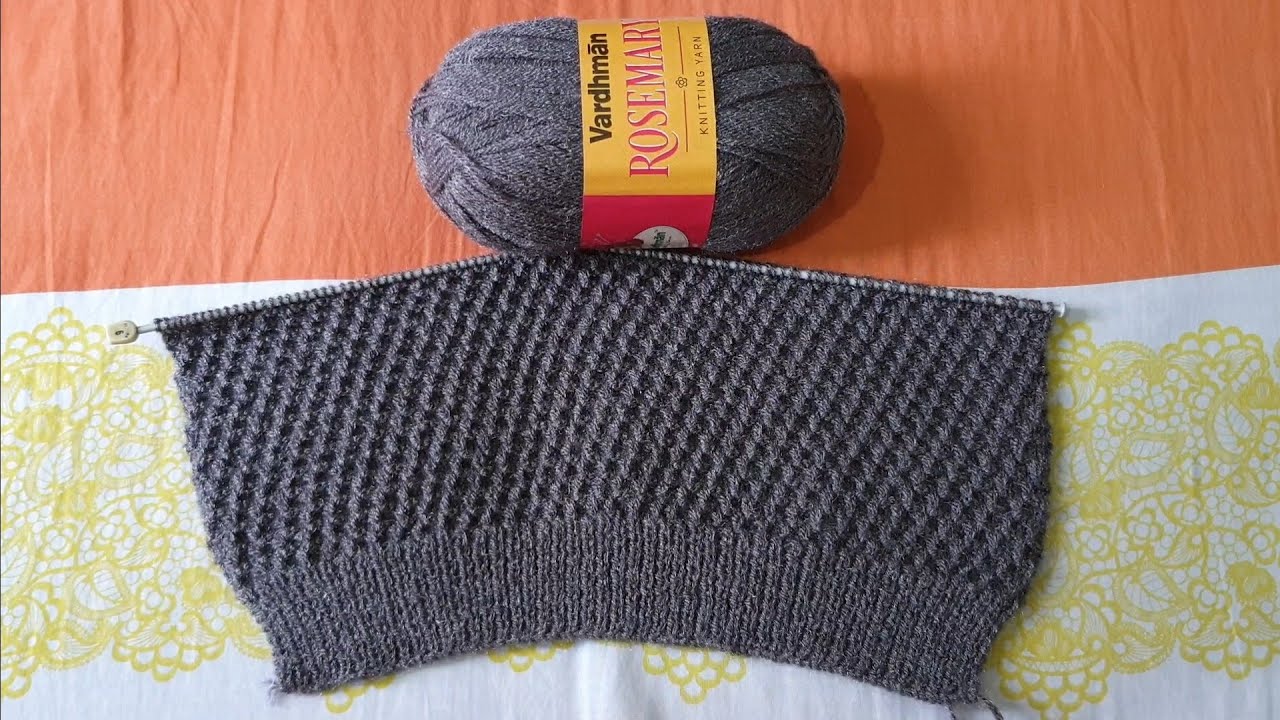 Knitting Gents Sweater & Measurements