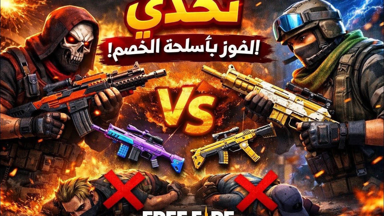⚔️ تحدي تبادل الأسلحة في Free Fire &ndash; النهاية صادمة!