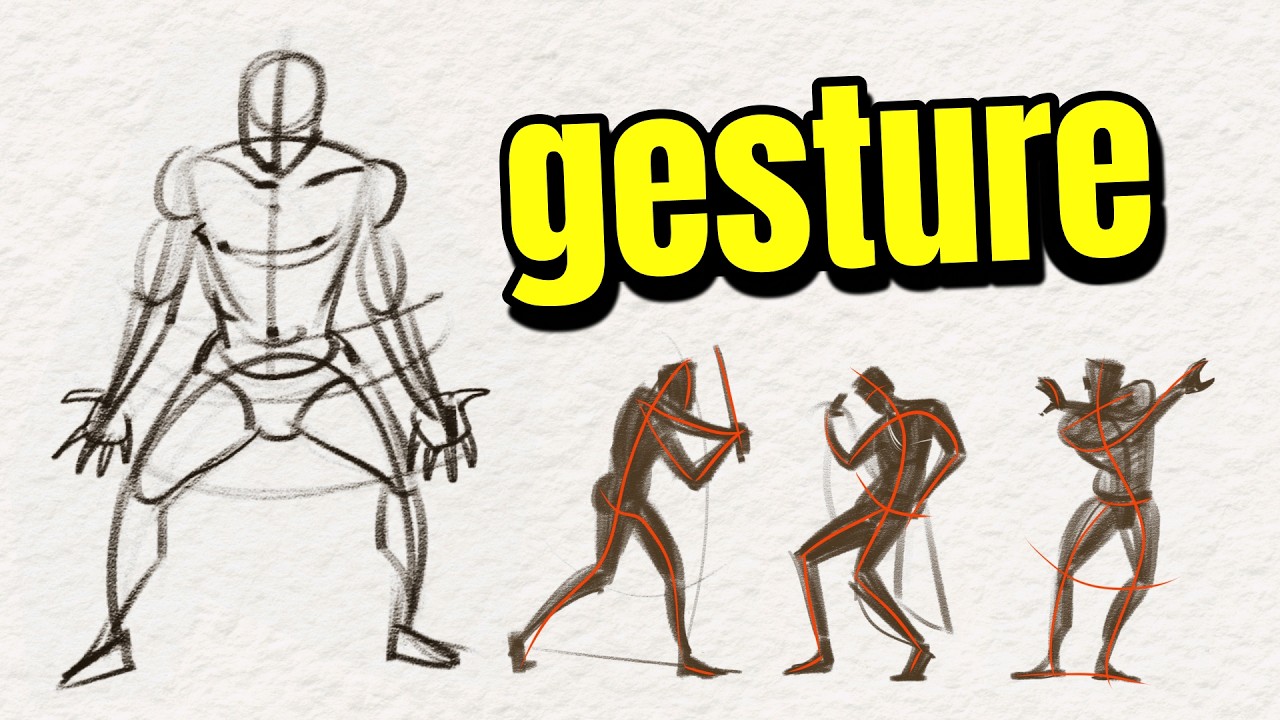 Stop Drawing Stiff Poses — Try this Gesture Drawing Technique