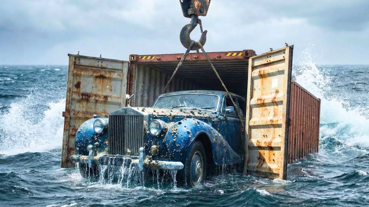 WE DISCOVERED A BLUE ROLLS-ROYCE HIDDEN ON THE OCEAN FLOOR