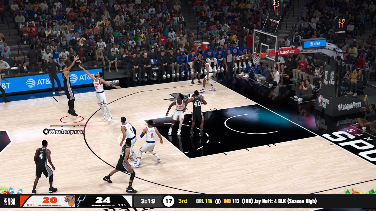 NBA 2K26 Gameplay (PS5) Spurs vs Knicks Hall of Fame Difficulty