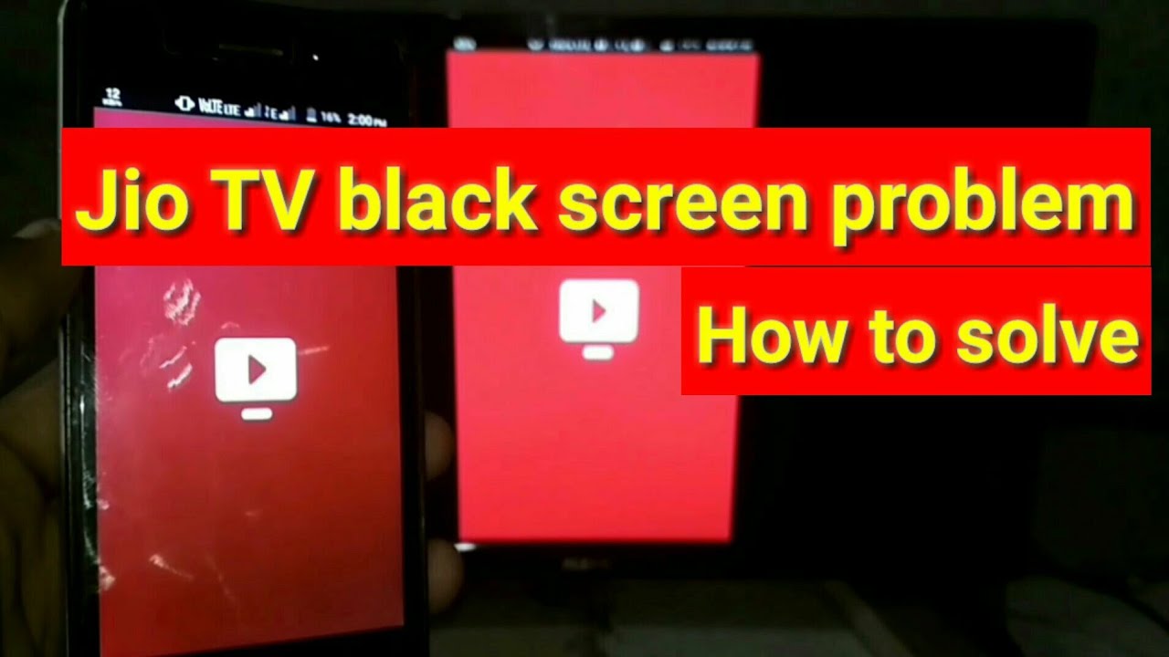 Jio TV casting problem solved || black screen problem