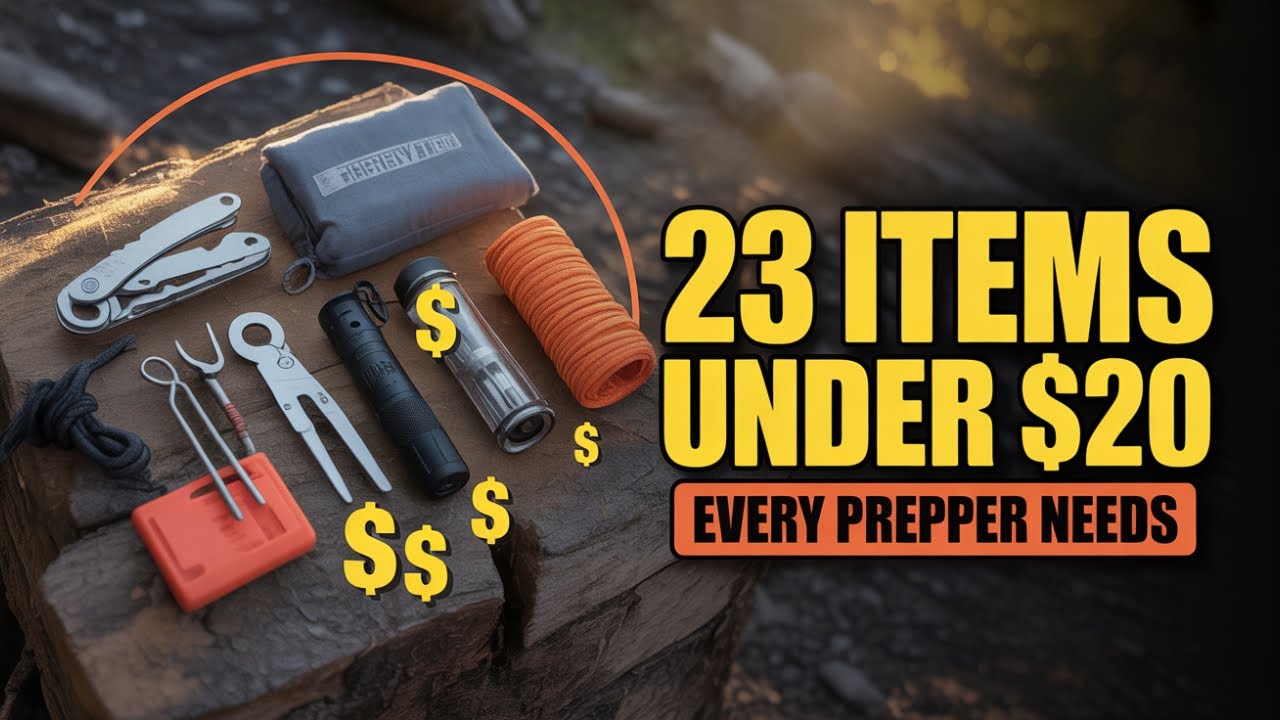 23 SURVIVAL Items Under $20 Actually WORTH Buying Now