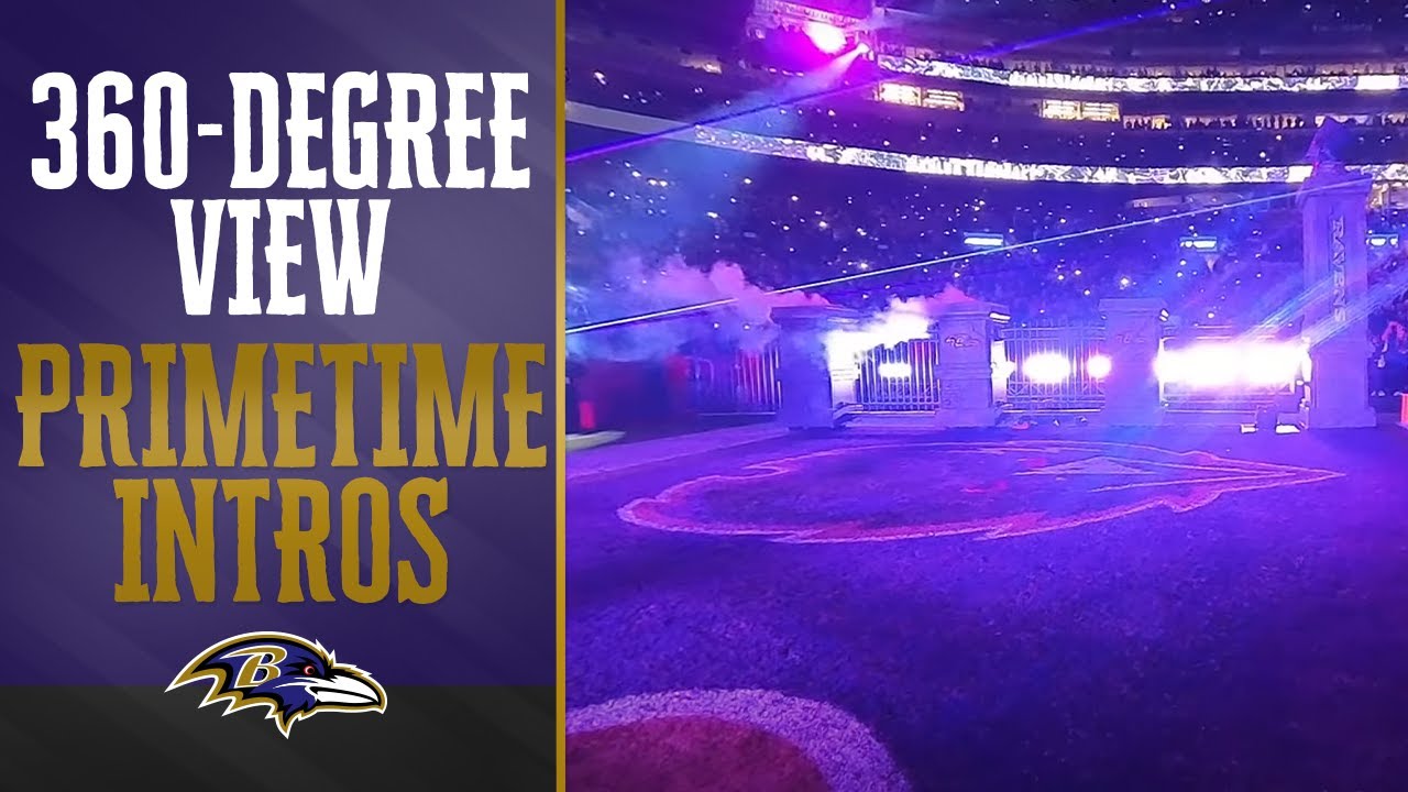 Go Inside Ravens Primetime 'Purple Rising' Introductions vs. Bengals | Baltimore Ravens