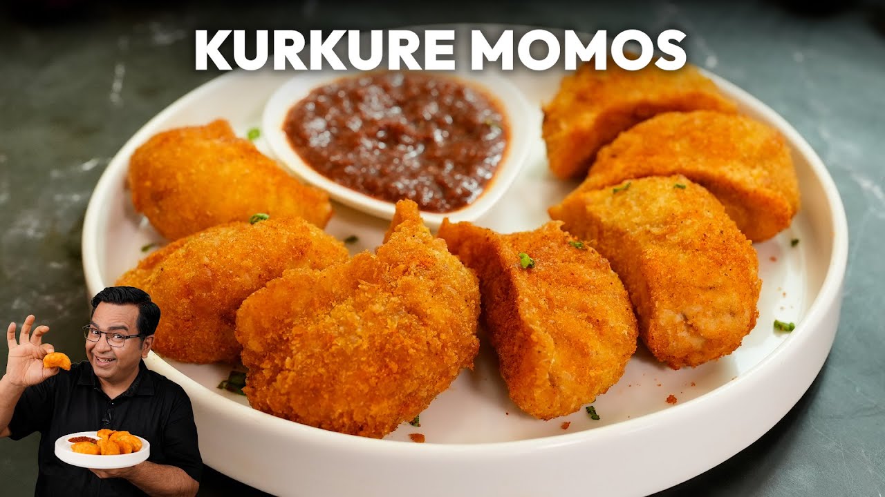 Veg Kurkure Momos | कुरकुरे मोमोज | Crispy Street Snack | Easy Party Recipe by Chef Ajay Chopra