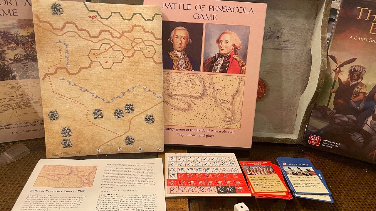 Unboxing The Battle of Pensacola from The Historical Game Company