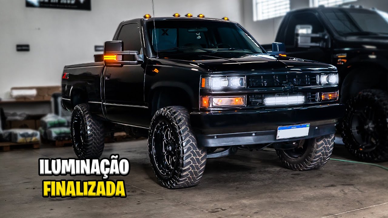 VEJA COMO FICOU A ILUMINAÇÃO DA SILVERADO | FAROL IMPORTADO