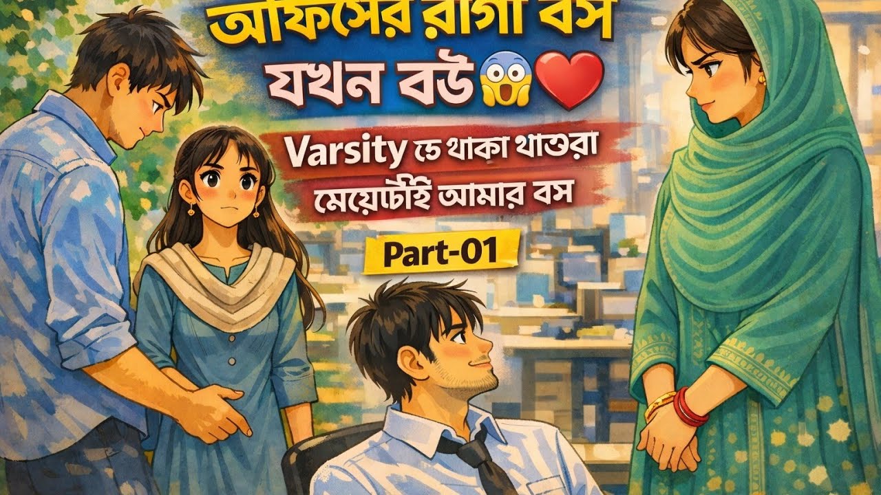 অফিসের রাগী বস যখন বউ 😱❤️ | Varsity তে ধাক্কা খাওয়া মেয়েটিই আমার বস | Part-01