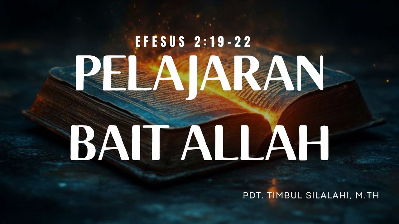 Ibadah Pendalaman Alkitab, 11 Februari 2026. Pdt. Timbul Silalahi, M.Th