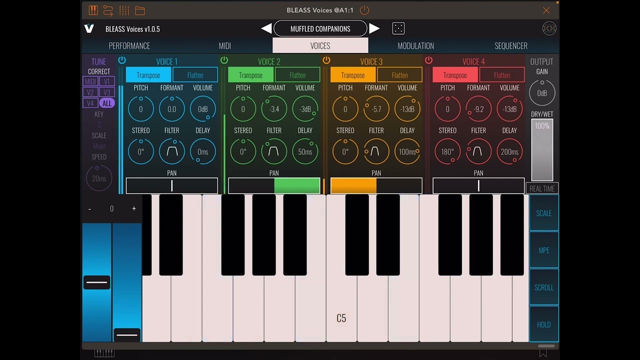 The Ballad of Voices [a harmonizer plugin by BLEASS (iOS version)]