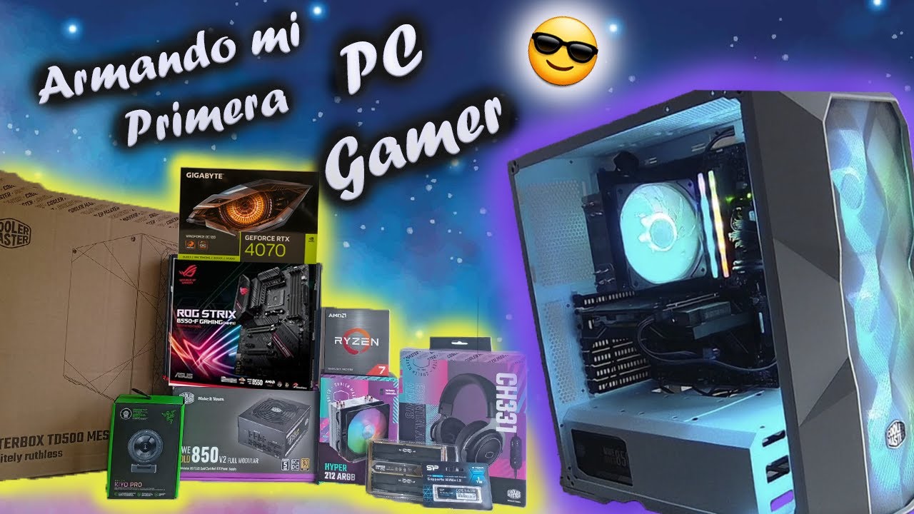 Armando Mi primera PC Gamer !!😁😁 | Componentes 4070 - Ryzen 7 5700x - Asus rog strix b550-f |