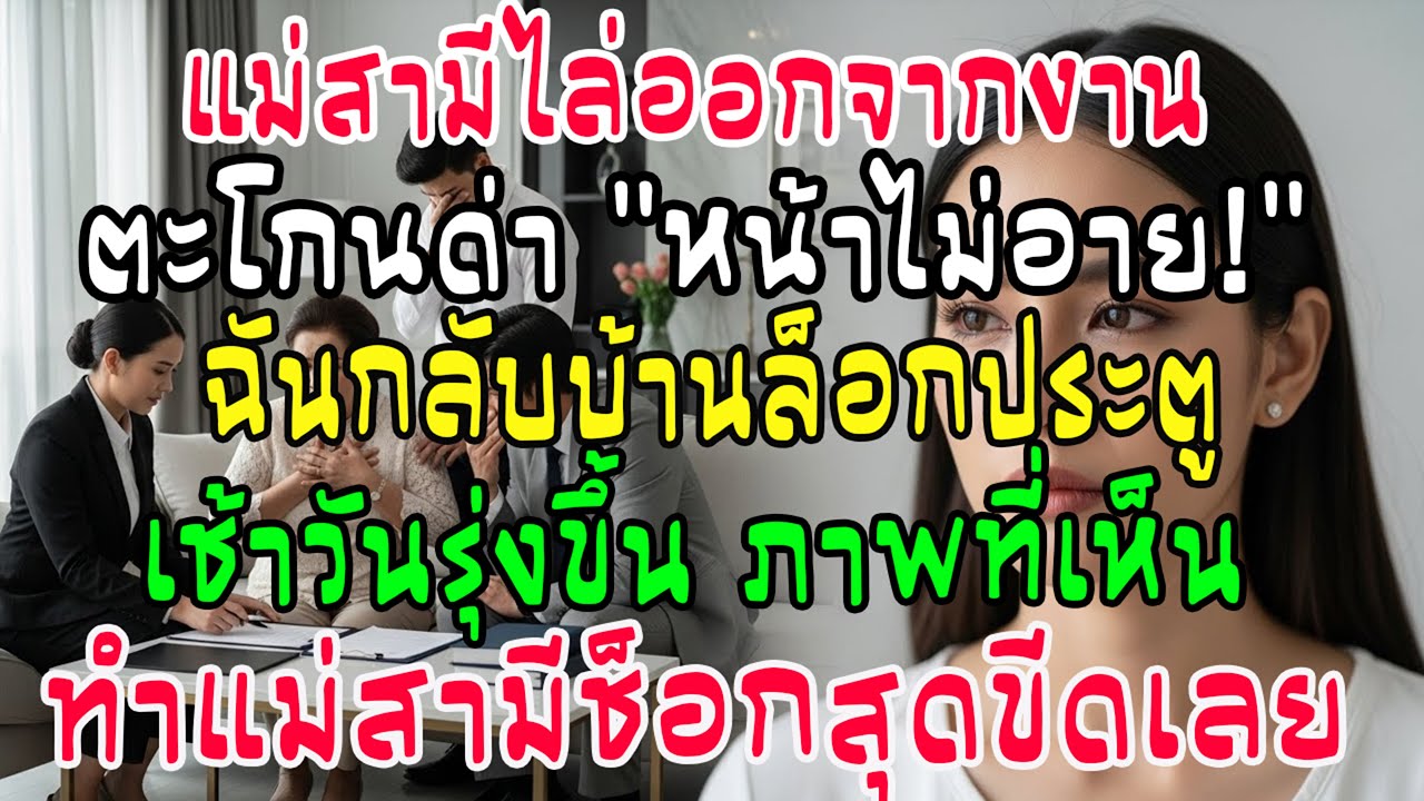 แม่สามีไล่ออกงานวันเกิด! เช้ามาเจอภาพนี้ทำเอาช็อกทั้งบ้าน!