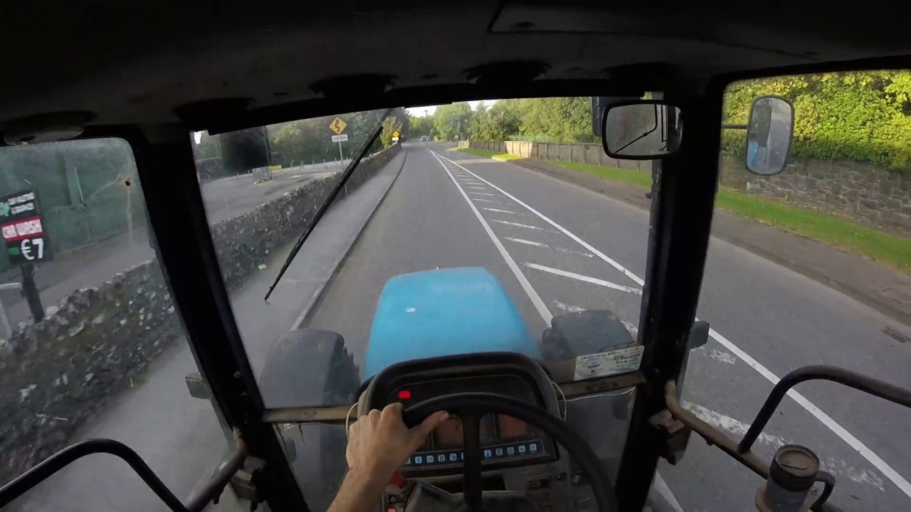 Leaving the Grain intake - New Holland 8160 Gopro