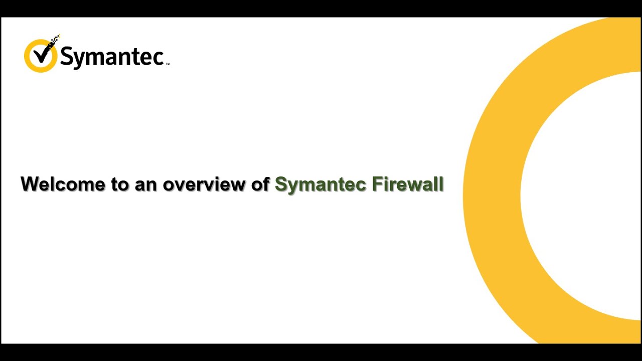 SEP Firewall overview copy