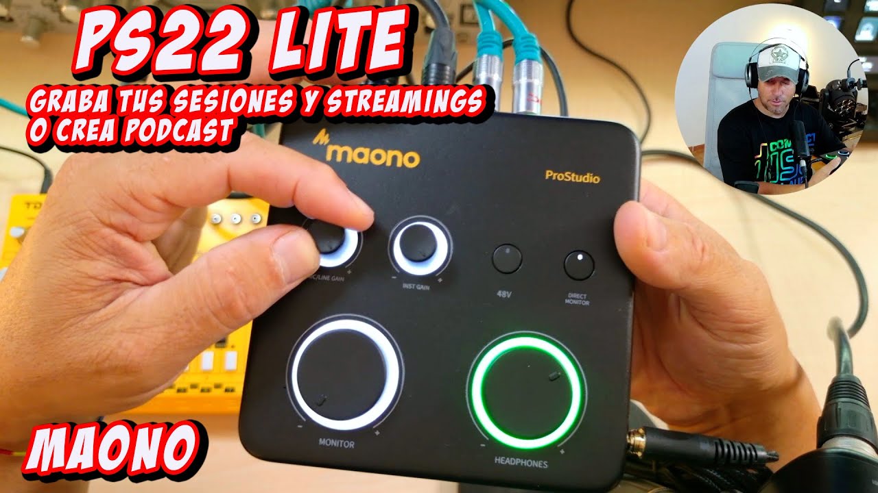 MAONO PROSTUDIO PS22 LITE UNA INTERFACE DE AUDIO PARA TODO (PRUEBAS Y REVIEWS) EN ESPAÑOL