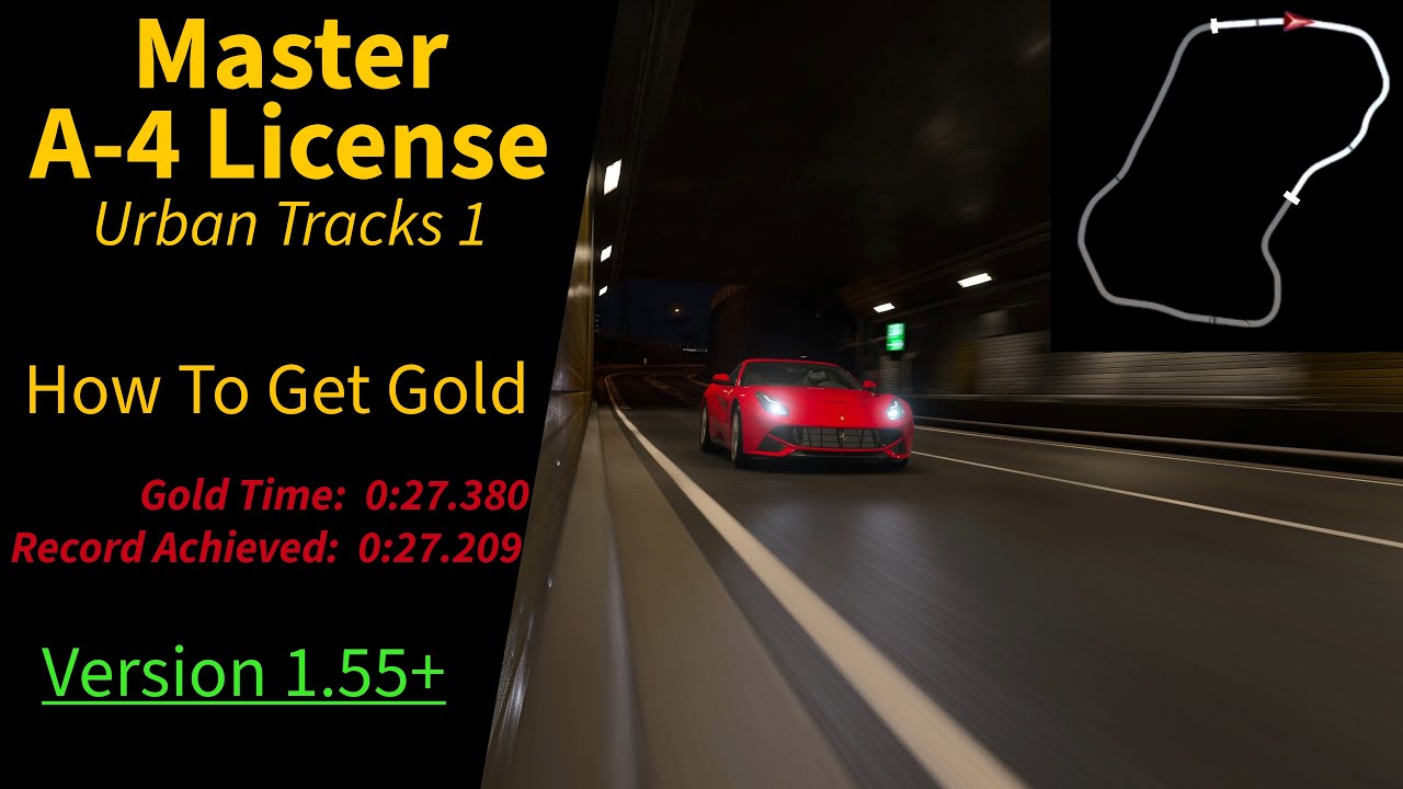 GT7 | How to get Gold on the Master A-4 License (Update 1.55+)