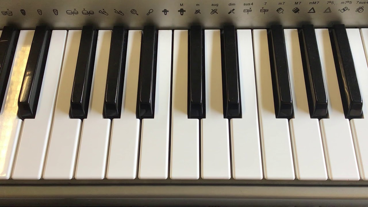 L’amour toujours (Gigi D’Agostino) video tutorial tastiere
