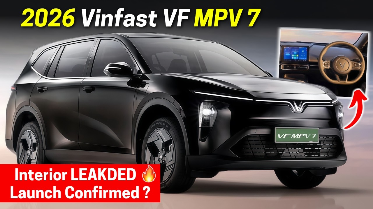 Vinfast New 7 Seater MPV - VF MPV 7 Interior, Panoramic Sunroof and Launch Confirmed