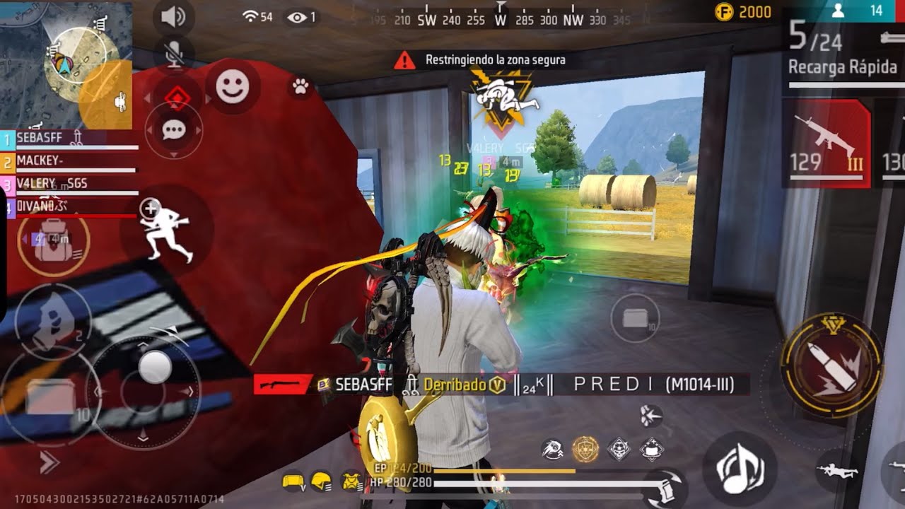Empareje con un Top Global Verificado Si Soy Predi y así lo enfrente Free Fire