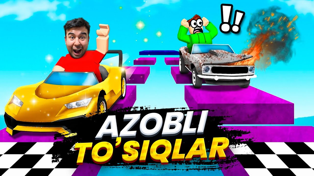 ROBLOXDA GTA 5 SKILL TEST (EPIC CAR STUNT RACE OBBY)