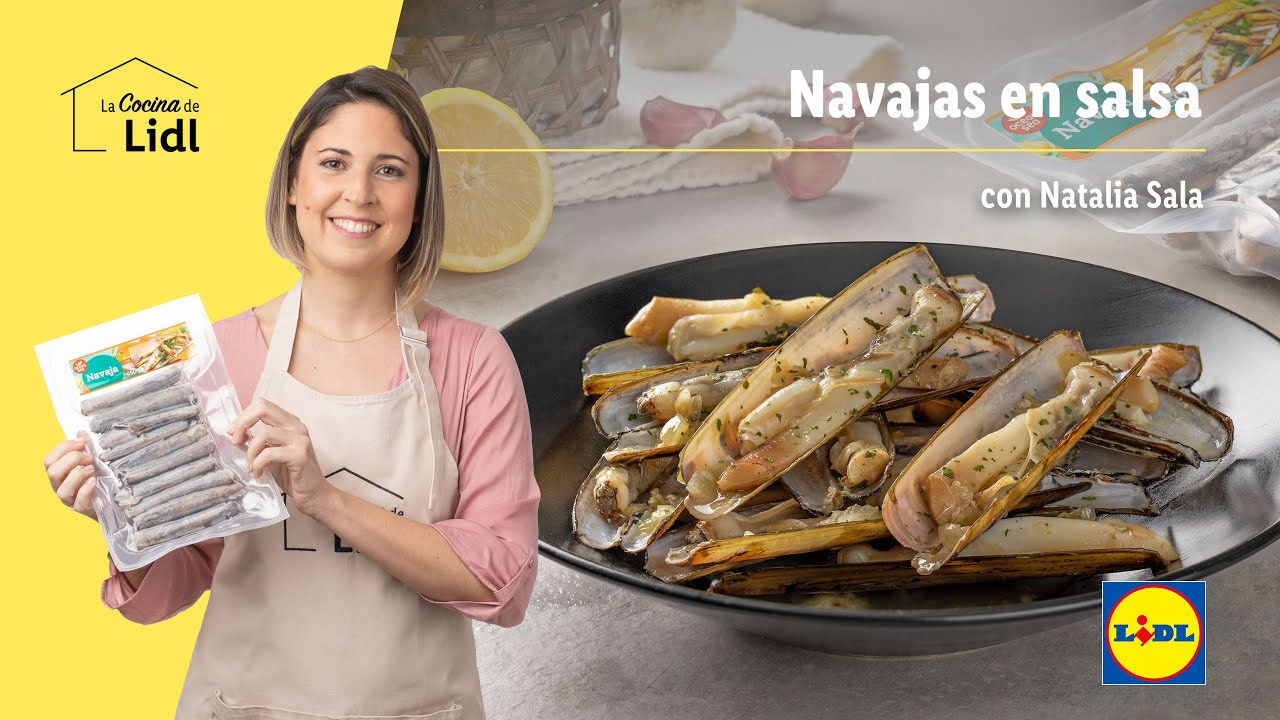 Receta Navajas en salsa 🐟 👩🏽‍🍳 | Recetas de Pescado | Lidl España