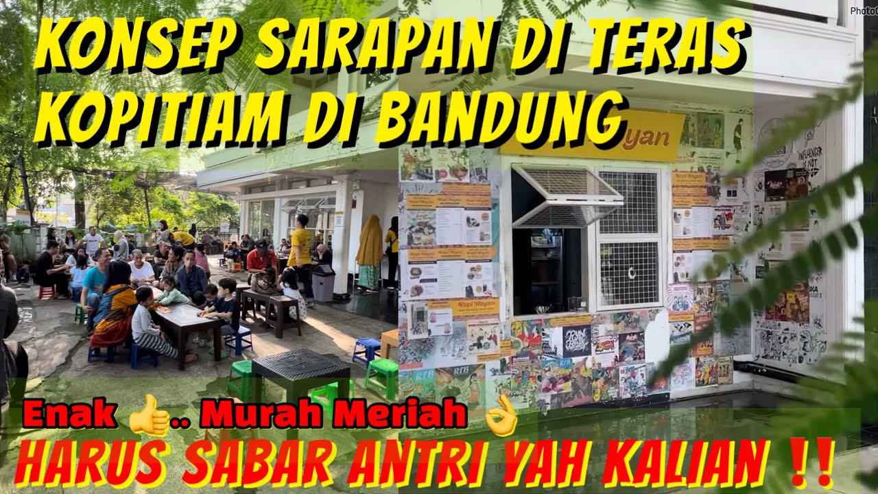 Kopi moyan | Recomendasi Sarapan Pagi Di Bandung | Kuliner Viral | Kopitiam Di Bandung