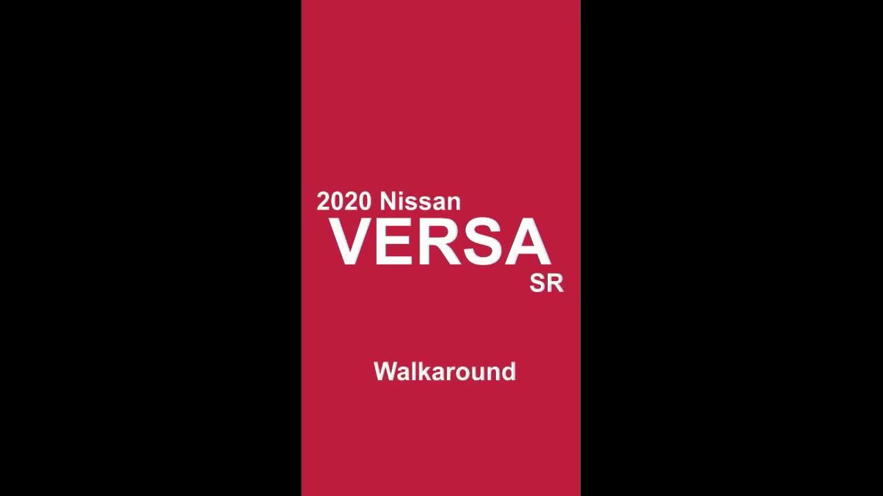 2020 Nissan Versa SR walkaround at Nissan of Norwich