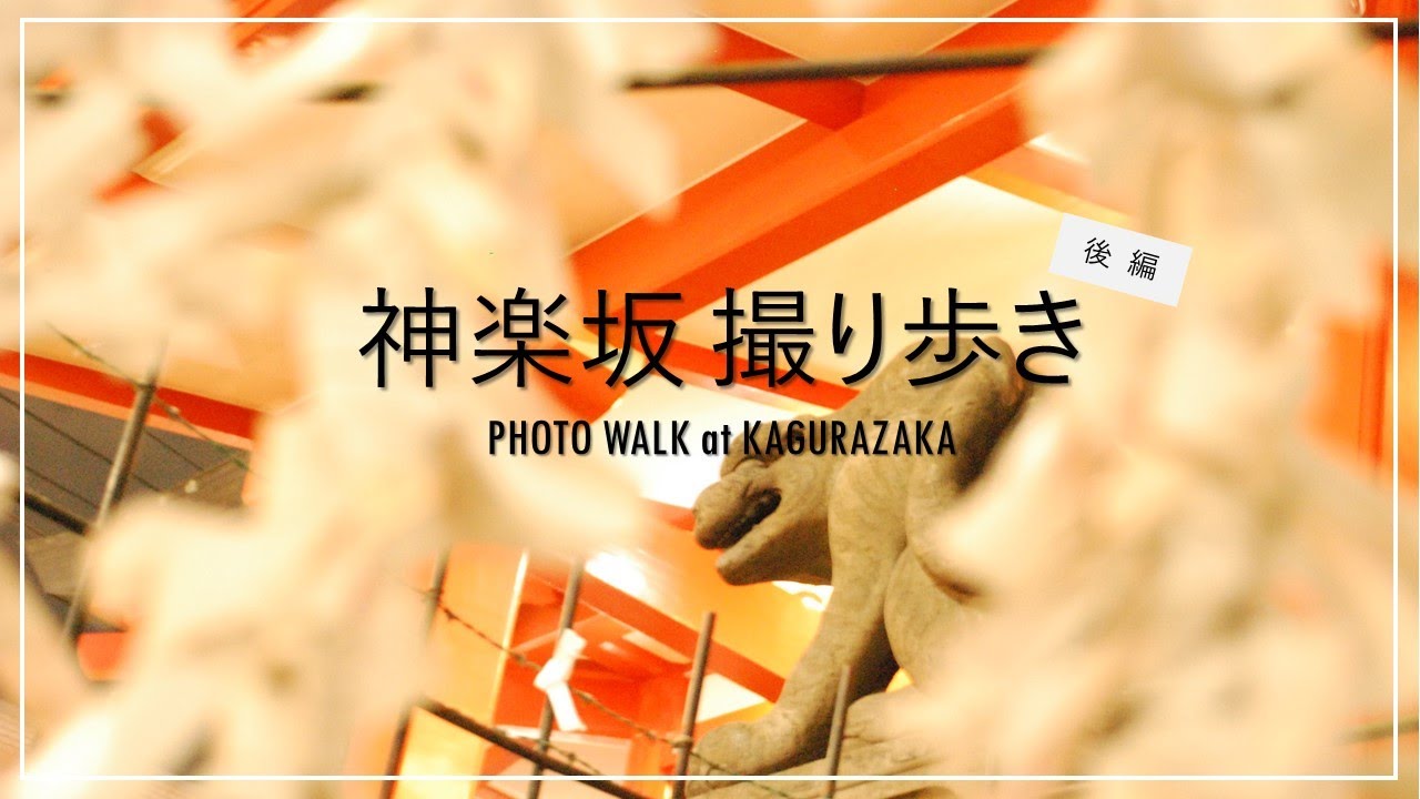 【プロカメラマン&times;スナップ撮影】夜の神楽坂撮り歩きツアーに参加してみた‗後編