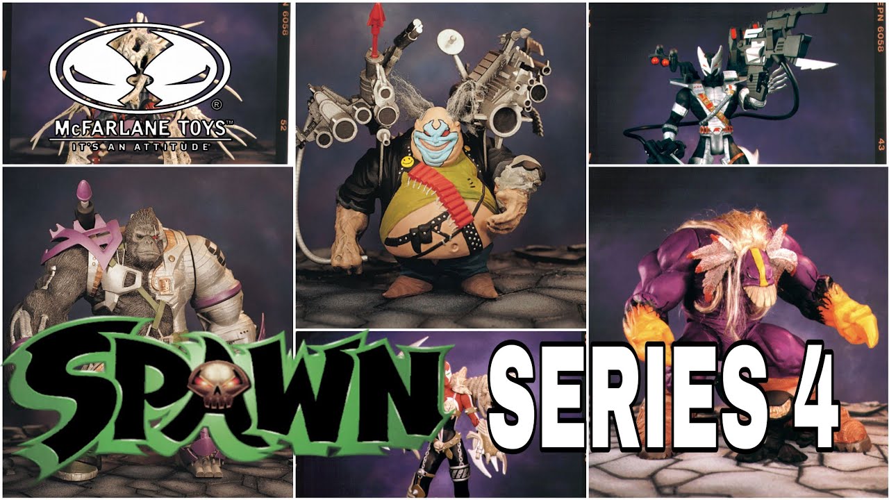 LA HISTORIA SEGUIA!! SPAWN FIGURAS  SPAWN SERIES 4 1996 RESEÑA