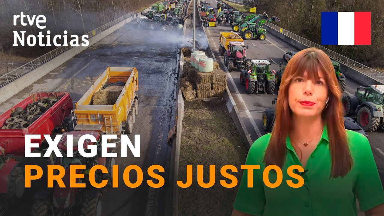 FRANCIA: Los AGRICULTORES siguen BLOQUEANDO PARÍS mientras esperan NUEVAS MEDIDAS del GOBIERNO |RTVE